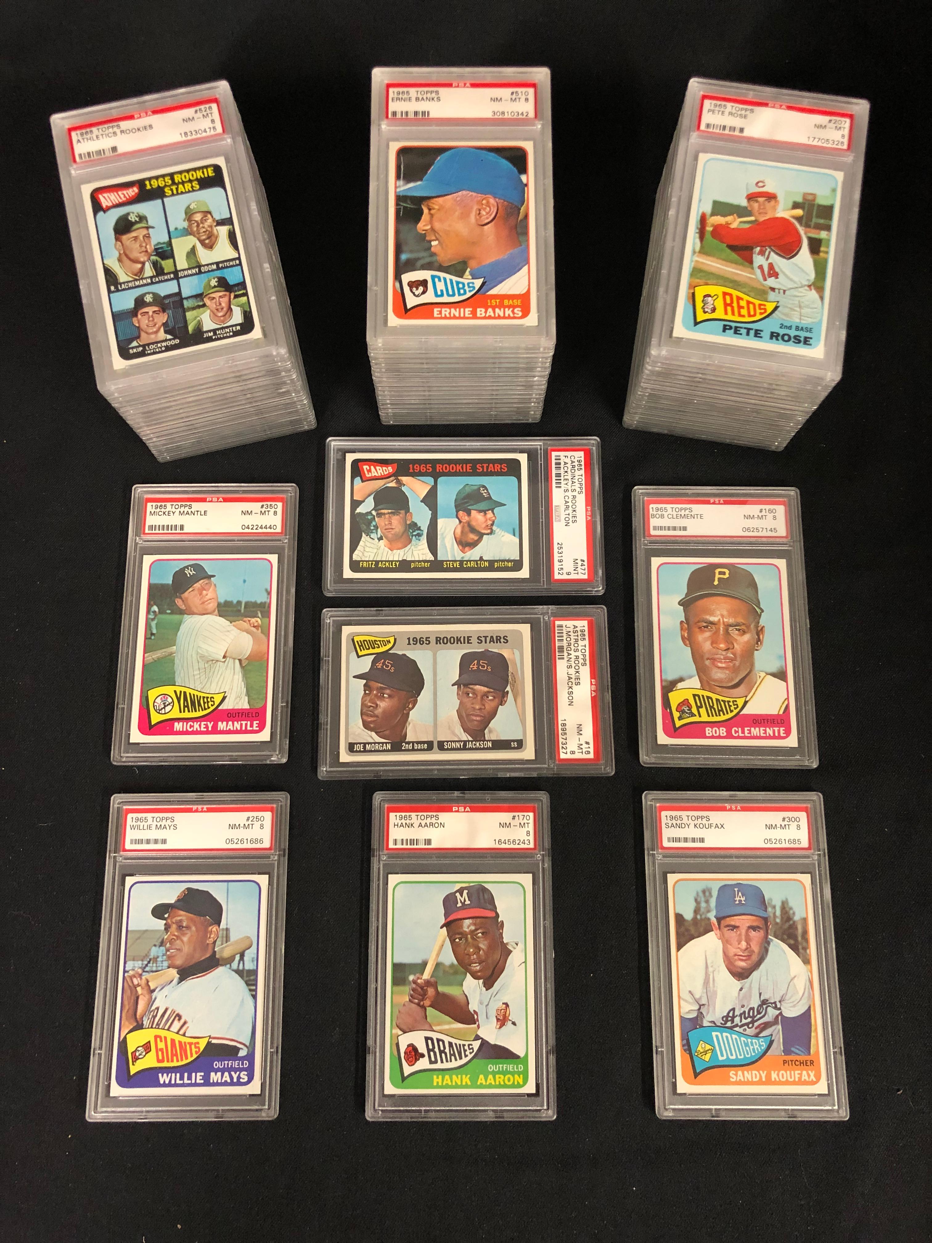 Fully PSA-Graded 1965 Topps Baseball Complete Set Purchase